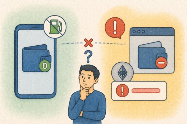 Gas-Free Transactions Suddenly Fail: Why Does It Still Show