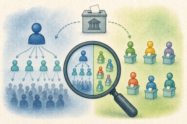 Many Voters in Governance? First Separate Delegated Votes from Real Participants