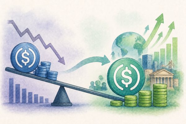 Yield-Bearing Stablecoin Yields Drop: Why Market Cap Keeps Growing